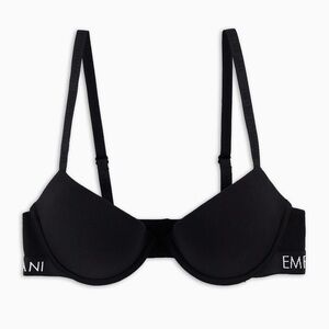 Emporio Armani Iconic Logo Push-Up Bra